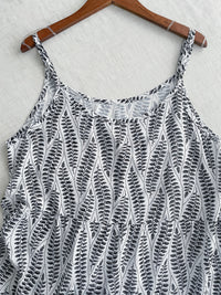 Olive Branches Dress 自然氣質橄欖枝圖案吊帶裙/ DS9944