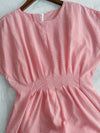Daily Audrey Dress 輕優雅低調小格子後橡筋連身裙 / DS9951 (Black Sold out)
