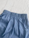 Asymmetrical Denim Shorts 仿裙子百搭牛仔短褲/ PT8462