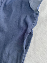 Denim Jumpsuit 肩帶可調顯瘦簡約牛仔色連身褲/ PT8463