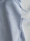 [限量現貨回歸]   French Blue Shirt Dress  法式藍白直條紋口袋連身裙/ DS9955