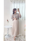 Long knit Top 左右開叉彈性薄線料顯瘦針織/ KT8177