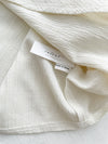 Beige Belt Blouse 高質感素色設計腰帶上衣 / TP9165