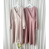 [限量現貨回歸]  Only Alice Dress 疊領日常優雅顯瘦弧腰線修腰連身裙/ DS9704