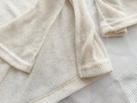 Long knit Top 左右開叉彈性薄線料顯瘦針織/ KT8177