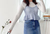 (一SET兩件) Knit Vest SET 彈性針織層次穿搭套裝/ TP9074