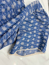 Denim Lace 花邊織紋牛仔布方領連身裙, Dress/ DS9523