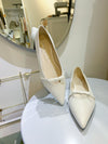 (不刮腳足碼款～) White point ribbon, flats/ SH8128 （所有鞋款需訂貨)
