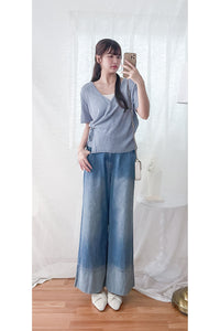 Wrap Knit Top 日常優雅針織綁帶上衣/ TP9174