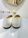(不刮腳足碼款～) White point ribbon, flats/ SH8128 （所有鞋款需訂貨)