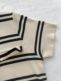 French Knit Dress 法式漫遊針織V領連身裙/ DS9967
