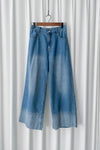 Gradient Wide-leg Jeans 拼色洗水闊腿牛仔褲/ PT8465