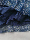 Floral Layers Skirt  輕柔漫舞碎花百褶長裙/ SK8900 (navy sold out)