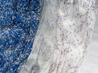 Floral Layers Skirt  輕柔漫舞碎花百褶長裙/ SK8900 (navy sold out)