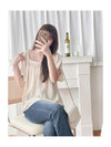 Square Neck Blouse 溫柔方領傘袖上衣/ TP9176