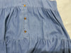 （肩帶可調) Denim 牛仔口袋多層吊帶裙, Dress/ DS9569