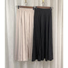 (百搭修腰微傘款式)  全橡筋百搭紋理傘形長裙, Skirt/ PT8426 (black sold out)