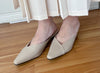 (同平底差唔多穩) 輕優雅小踭mule point shoes/ SH8127 （所有鞋款需訂貨)