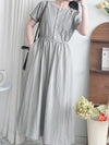 Square/Round neck Dress 簡約前後穿著修腰連身裙/ DS9983 (pre-order 9月7日截單)