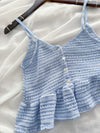 (一SET兩件) Knit Vest SET 彈性針織層次穿搭套裝/ TP9074