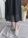 Rhombus Dress  菱形印花雪紡隨性口袋連身裙/ DS9987 (pre-order 9月7日截單)