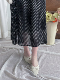 Rhombus Dress  菱形印花雪紡隨性口袋連身裙/ DS9987 (pre-order 9月7日截單)