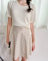 Asymmetric 舒適冰絲織紋側束帶衣尾, Top/ TP8888 (ivory sold out)