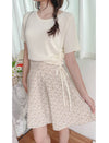 Asymmetric 舒適冰絲織紋側束帶衣尾, Top/ TP8888 (ivory sold out)