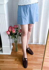 Slim a-line Denim 超舒適輕身寬鬆牛仔色車線, Skirt/ SK8728 (Midnightblue sold out)