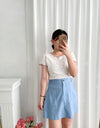 Slim a-line Denim 超舒適輕身寬鬆牛仔色車線, Skirt/ SK8728 (Midnightblue sold out)