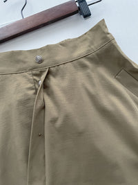 Button Skirt 裝飾鈕扣左右口袋傘裙/ SK8909（pre-order 10月9截單)