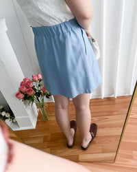 Slim a-line Denim 超舒適輕身寬鬆牛仔色車線, Skirt/ SK8728 (Midnightblue sold out)