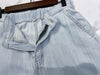 （夏日牛仔褲）顯瘦寬鬆闊腳夏日輕薄牛仔褲, Pants/ PT8428