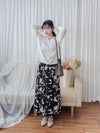 Geometric Skirt 幾何圖案傘形半裙/ SK8869