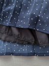 Heart Pleated Dress 側束腰愛心印花腰下百褶連衣裙/ DS9999 (pre-order navy 10月9截單)