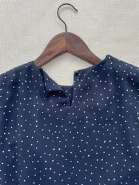 Heart Pleated Dress 側束腰愛心印花腰下百褶連衣裙/ DS9999 (pre-order navy 10月9截單)