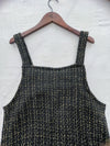 Tweed Vest Dress 十字線棉布寬鬆魚尾吊帶裙/ DS1001 (pre-order white)