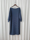 Navy Stripe Dress 法式橫條紋大空間直裙連身裙/ DS1004