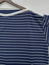 Navy Stripe Dress 法式橫條紋大空間直裙連身裙/ DS1004