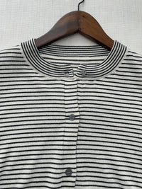 Stripe Set 細條紋彈性針織套裝/ SE8091