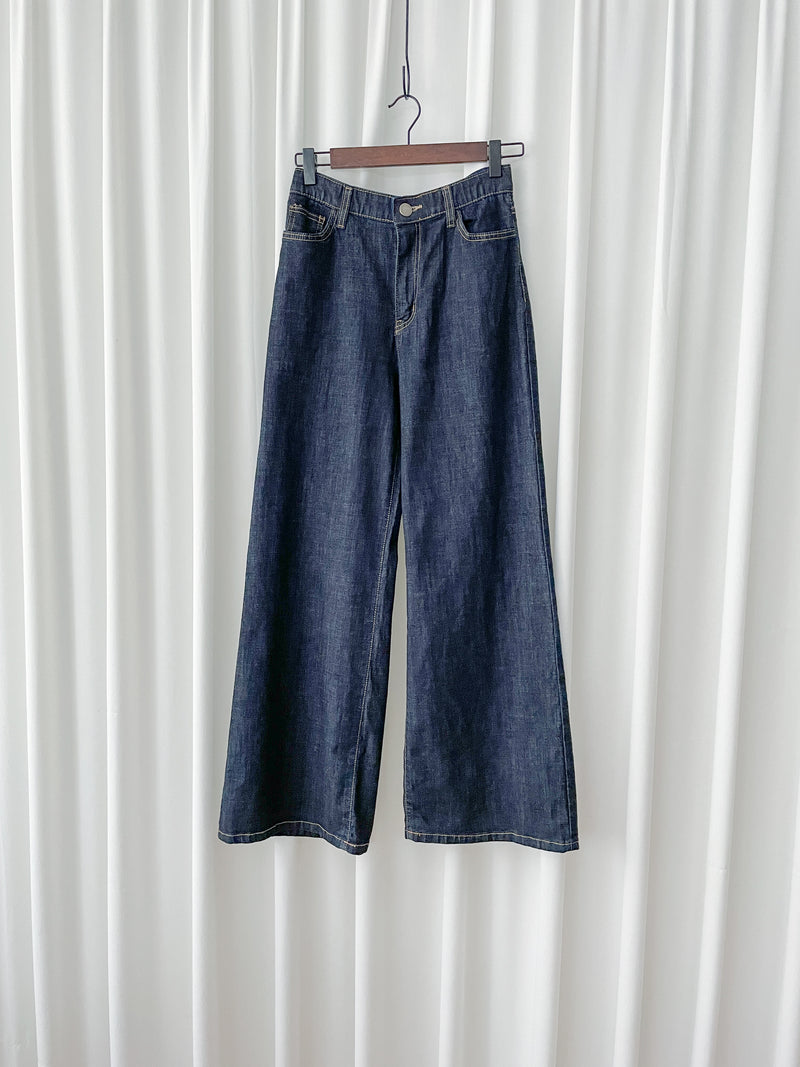 Jennie Jeans 全彈性直筒褲管修飾腿型牛仔褲/ PT8471