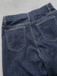 Jennie Jeans 全彈性直筒褲管修飾腿型牛仔褲/ PT8471