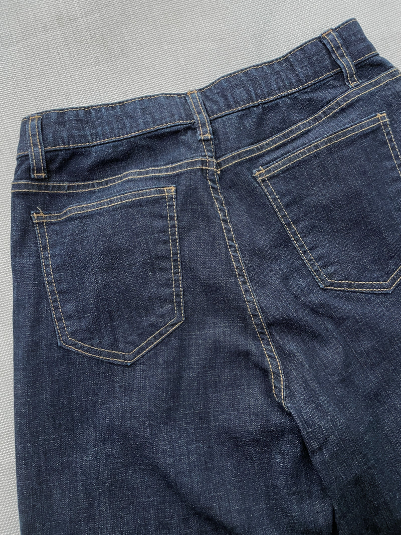 Jennie Jeans 全彈性直筒褲管修飾腿型牛仔褲/ PT8471