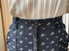 Floral Pattern Pants 花束印花牛仔色西褲/ PT8439