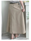 Belt Skirt 簡潔腰帶修腰大A字裙（附送腰帶）/ SK8911
