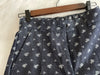 Floral Pattern Pants 花束印花牛仔色西褲/ PT8439