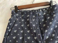 Floral Pattern Pants 花束印花牛仔色西褲/ PT8439