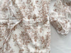 Alice Floral Dress 水彩印花疊V領雪紡層次連身裙/ DS1002 (pre-order white)