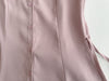 Shirt Dress 修飾線條剪裁修腰A形連身裙/ DS1003