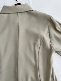 Shirt Dress 修飾線條剪裁修腰A形連身裙/ DS1003